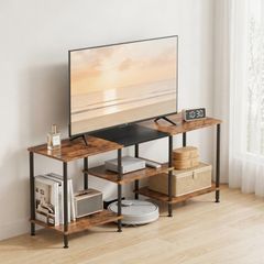 TV대 50형 대응 40형 대응 32형 대응 작은 TV 보드 로보드 TV대 브라운 폭 114cm 깊이 30cm 높이 49cmmt be3fe303