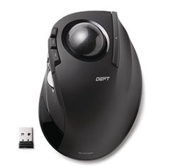 ELECOM 마우스 무선 (수신기 포함) 트랙볼 집게 손가락 8 버튼 블랙 M-DT2DRBKmt 484820ee