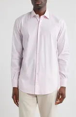 ピーター・ミラー メンズ トップス シャツ Peter Millar Langley Stripe Crown Lite Performance Twill ButtonUp Shirteaberry
