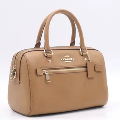 ★3日以内返品可★ 美品 COACH コーチ クロスグレインレザー ラグジュアリー ローワン サッチェル F79946 ハンドバッグ ブラウン クロスグレインレザー レディース
