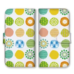iPhone18 ProMAX ケース 手帳型 アイフォン18プロマックス スマホケース 携帯ケース 北欧柄 お花 フラワー ドット柄 水玉模様 レトロ かわいい 大人 可愛い パターン スマホカバー カラー03