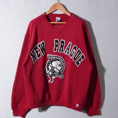 90s ラッセルアスレチック RUSSELL ATHLETIC スウェット M レッド エンジ ヴィンテージ カレッジ ストリート アメカジ アメリカ 古着 L508