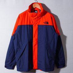 노스페이스 THE NORTH FACE 나일론 재킷 S 큰 네이비 레드 야외 로고 자수 거리 아메카지테크 헌 옷 R320