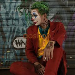 コスプレ 衣装 スーツ Joker ハロウィン 舞台衣装 4点セット ジョーカー コスプレ