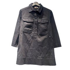 프라다 스포츠 PRADA SPORT 셔츠 재킷 스탠드컬러 풀오버 L 블랙 블랙 ■IBO101 ☆AA