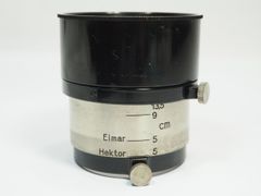 LEICA Leitz ズームフード FIKUS ブラック×ニッケル Germany 刻印 ライカ [管LE10048-LP