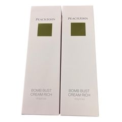 186000 신품 미사용 Peach John 피치 존 150g x 2개 폭탄 바스트 크림 리치 세다쿠티브 플라워의 향기 2점 정리 판매