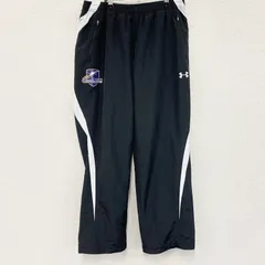 UNDER ARMOUR　アンダーアーマー　NTTコミュニケーションズ シャイニングアークス　ナイロンパンツ　黒　ブラック　XXLサイズ　古着