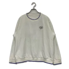 中古 メンズ ジュン＆ロペ JUN&ROPE スウェット L ホワイト 白 クルーネック トレーナー 長袖 フラミンゴ