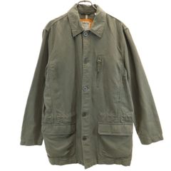 Timberland ティンバーランド リネンブレンド 長袖 ジャケット S カーキ メンズ 古着