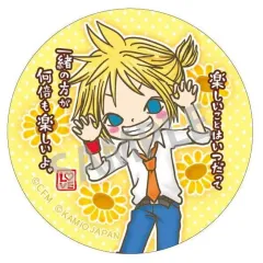 【中古】バッジ・ピンズ 鏡音レン 「ピアプロキャラクターズ×明日もずっとラブ友 トレーディング缶バッジ」 NEO平成レトロ展 初音ミク×平成ファンシーキャラクターグッズ