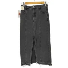 レイビームス Ray BEAMS デニム カットオフ スリット スカート デニム レディース JPN：0