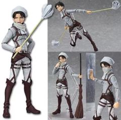 [중고] 피규어 figma 리바이 청소 ver. [진격의 거인] 원더 페스티벌 2014 여름 & GOODSMILE ONLINE SHOP 한정