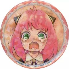 [Used] Badge/Pin: Anya (Pink Background) Can Badge "SPY×FAMILY"