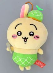 [중고]키링 토끼(멜론) 봉제인형 키체인 [치이카와 왠지 작고 귀여운 녀석] 홋카이도 한정