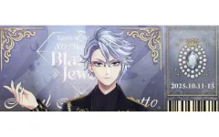 【中古】キャラカード アズール・アーシェングロット 「ディズニー ツイステッドワンダーランド 3D Magical Live -Blazing Jewel- ランダムチケット風カード vol.1」