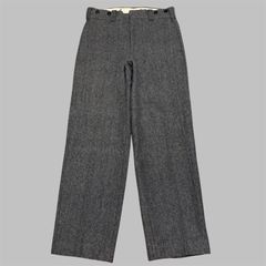 70s  42TARON  Woolrich  ウールリッチ  スラックス  ウール  チャコールグレー
