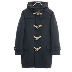 美品 Drawer ノーカラー メルトンコート 日本製38 M ウール ベージュ