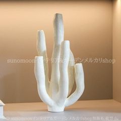 インテリア 珊瑚 かわいい 白 装飾 海洋 置物 サンゴ オーナメント ギフト オフホワイト おしゃれ オブジェ 海 モチーフ ディスプレイ