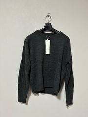 ☆535☆ vingtrois 【新品タグ付】ヴァントゥロワ クルーネックニット グレー　M アンゴラ混　No.136-94518
