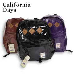 【新品 まとめ売り】 California Days カリフォルニアデイズ 光沢★ エナメル調 リュック 3点セット Sz.F　ユニセックス