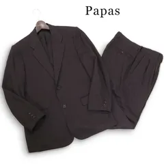 大きいサイズ！高級！パパス　Papas MARLING スーツセットアップ　2B 2026年最新】PAPAS メンズ ビジネススーツの人気アイテム - メルカリ