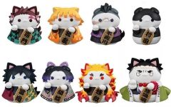 [Used] Trading Figure Set of 8 Types "MEGA CAT PROJECT Demon Slayer: Kimetsu no Yaiba Demon Slayer Nyanko Maneki Neko ver. 1"
