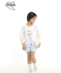 韓国子供服 Mollybin daphne lace cardigan