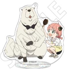 [Used] Keychain Anya Forger & Bond Forger (Trimmer) Acrylic Stand Keychain "SPY×FAMILY"