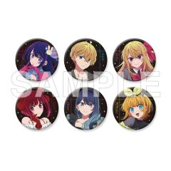 [Used] Badge Bins Complete set of 6 types: "Oshi no Ko Can Badge + The 15th"
