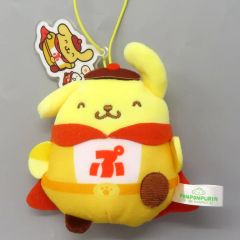 【中古】ぬいぐるみマスコット・ぬいぐるみバッジ ポムポムプリン(D/にこにこ) ポムポムヒーローマスコット 「ポムポムプリン」