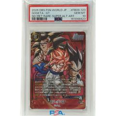 ドラゴンボールフュージョンワールド　ゴジータ SCR パラレル FB09-122 PSA10】ゴジータ SCR [FB09-122] スーパーパラレル ドラゴンボール