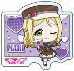【中古】バッジ・ビンズ 小原鞠莉 「ラブライブ!サンシャイン!! アクリルバッジ メッセンジャー デフォルメ ver.」