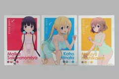【中古】クリアファイル 苺香＆夏帆＆麻冬 描き下ろしA4クリアファイルセット(3枚組) 「ブレンド・S」 C94グッズ