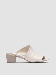 オフィチーネクリエイティブ レディース シューズ サンダル レザー ヒール Officine Creative Hadry 008 Leather Heeled Sandals White ホワイト
