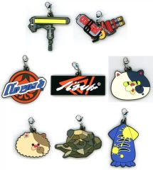 [Used] Keychain Set of 8 Types - Rubber Charm Collection - "Ichiban Kuji Splatoon 3 Third Edition" Prize G