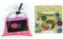 [Used] Bag - Squid Dash Apple & Makiami Roll 720 - Cool Zipper Bag - "Ichiban Kuji Splatoon 3 Third Edition" Prize F
