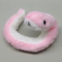 【中古】ぬいぐるみマスコット・ぬいぐるみバッジ ふんわりピンク 「ふわふわぐーねぐーねすねーく」
