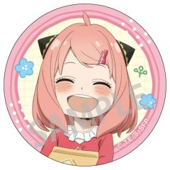 [Used] Badge Bins Anya Forger (close-up/red outfit) "TV Anime SPY×FAMILY Trading Can Badge: Spring Outing"