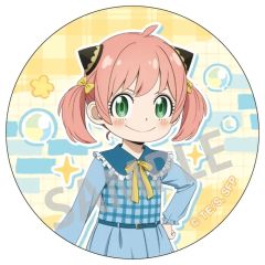 [Used] Badge Bins Anya Forger (upper body/blue outfit) "TV Anime SPY×FAMILY Trading Can Badge Spring Outing"
