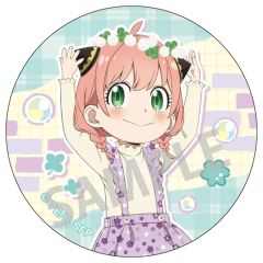 [Used] Badge Bins Anya Forger (upper body/purple outfit) "TV Anime SPY×FAMILY Trading Can Badge Spring Outing"