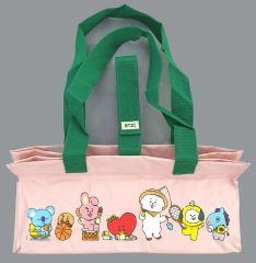 [중고] 가방 타포린 멀티 가방 (쇼핑백) [BT21 in the FOREST]
