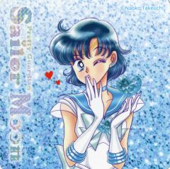 [Used] Magnet - Sailor Mercury Magnet Sheet - "Pretty Guardian Sailor Moon x Meiji" Fruit Gummy Muscat Flavor Purchase Bonus