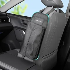 H★フォレスター 専用 車 シートサイドポケット ティッシュケース 吊り下げ オックスフォード ティッシュホルダー 前席左右取付可能 ブラック 1個 b7f7f012