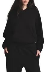 スキムズ レディース アウター パーカー・スウェット コットン フリース SKIMS Cotton Fleece Blend Classic Hoodie Onyx