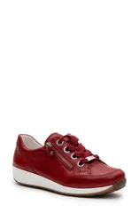 アラ レディース シューズ スニーカー レース ara Ollie LaceUp Sneakered レッド