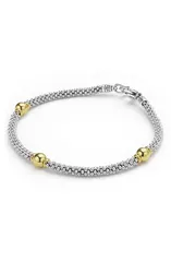 ラゴス レディース アクセサリー ブレスレット・バングル・アンクレット LAGOSignature Caviar Beaded Station BraceletwoTone