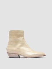 オフィチーネクリエイティブ レディース シューズ ブーツ・レインブーツ アンクル レザー Officine Creative Noelie DD 109 Leather Ankle Boots Whi