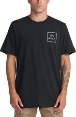 ルーカ メンズ トップス Tシャツ コットン グラフィック RVCA VAll the Way Cotton Graphic TShirt Pirate Black ブラック