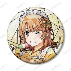 【中古】バッジ・ビンズ 一色いろは(和風メイド服) 「やはり俺の青春ラブコメはまちがっている。完 描き下ろし 和風メイド服ver.＆アメリカンダイナーver.＆かわいい私服ver. トレーディング Aure Glass グリッター缶バッジ」